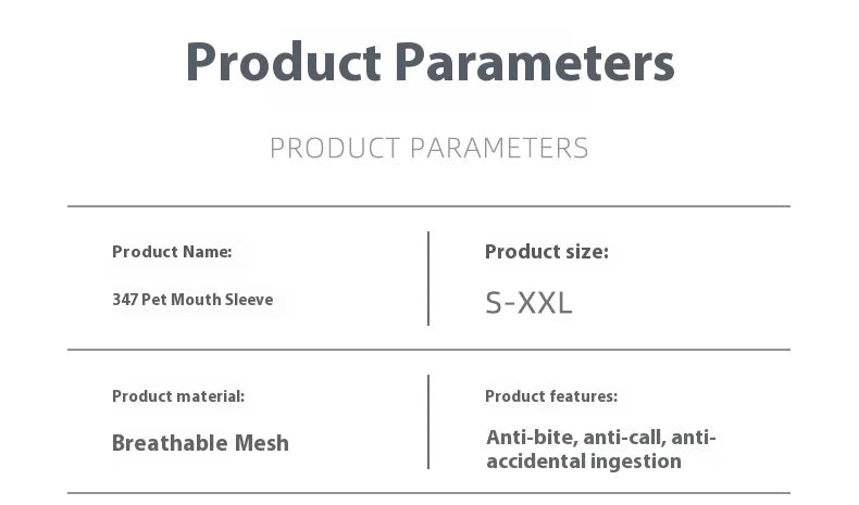 Comfortable Breathable Adjustable Dog Muzzle Anti-Bite, Anti-Eating Pet Muzzle for Small - Large Dogs, Allows Drinking