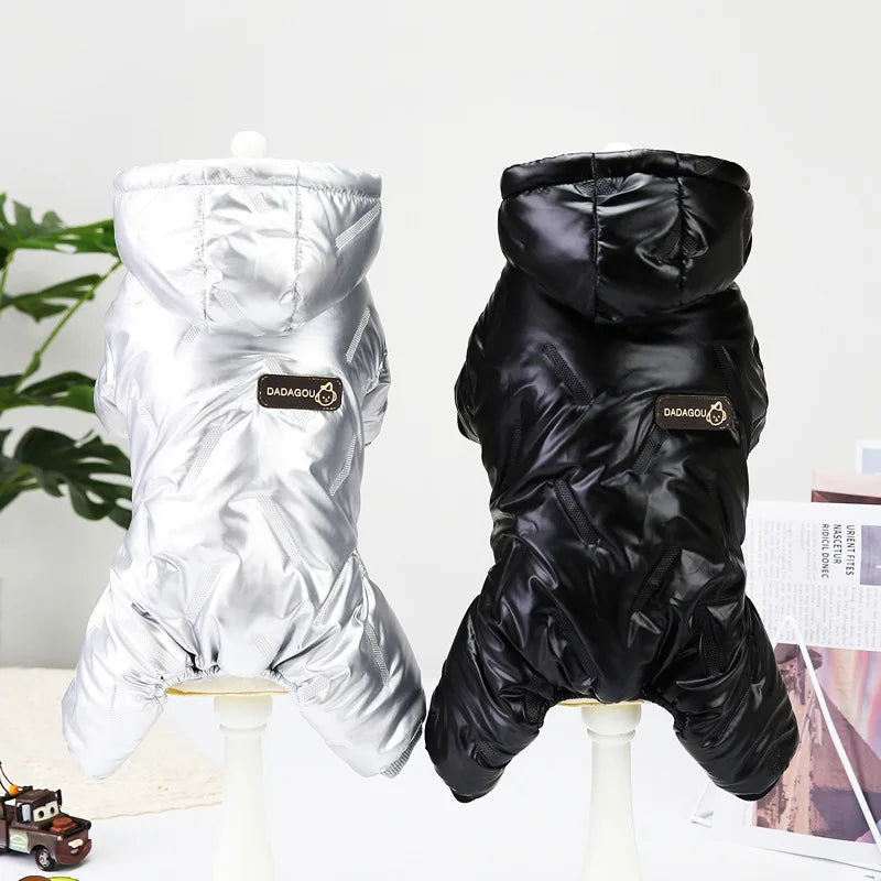 Winter Warm Pet Dog Jumpsuit Waterproof Dog Clothes for Small Dogs, Cats