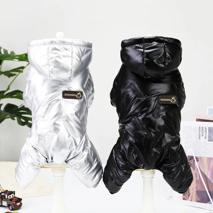 Winter Warm Pet Dog Jumpsuit Waterproof Dog Clothes for Small Dogs, Cats
