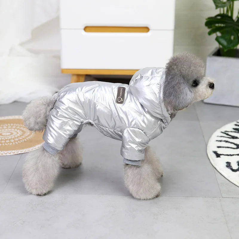Winter Warm Pet Dog Jumpsuit Waterproof Dog Clothes for Small Dogs, Cats