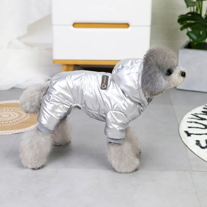Winter Warm Pet Dog Jumpsuit Waterproof Dog Clothes for Small Dogs, Cats