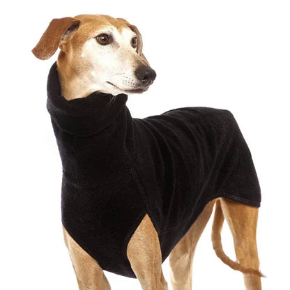 High Collar, Warm Pet Coat for Medium & Large Dogs, green, grey, black