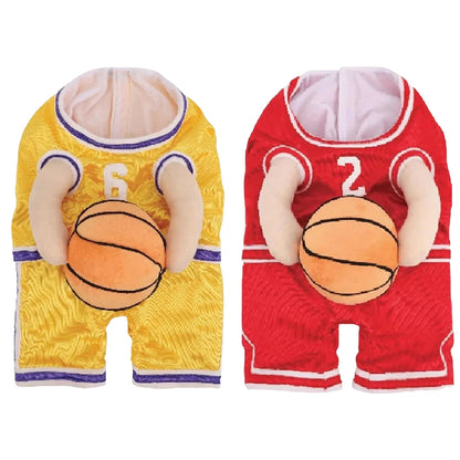 Dog Basketball Player Costume with Ball