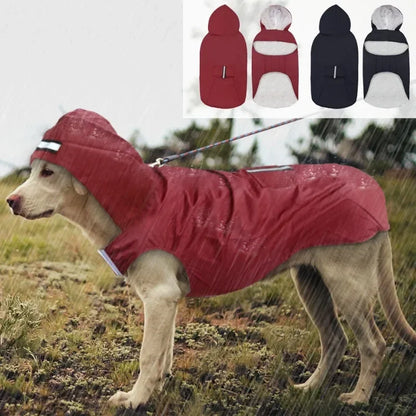 9 Sizes, Dog Raincoat Small, Medium and Large Dogs, Waterproof Hooded Rain Jacket