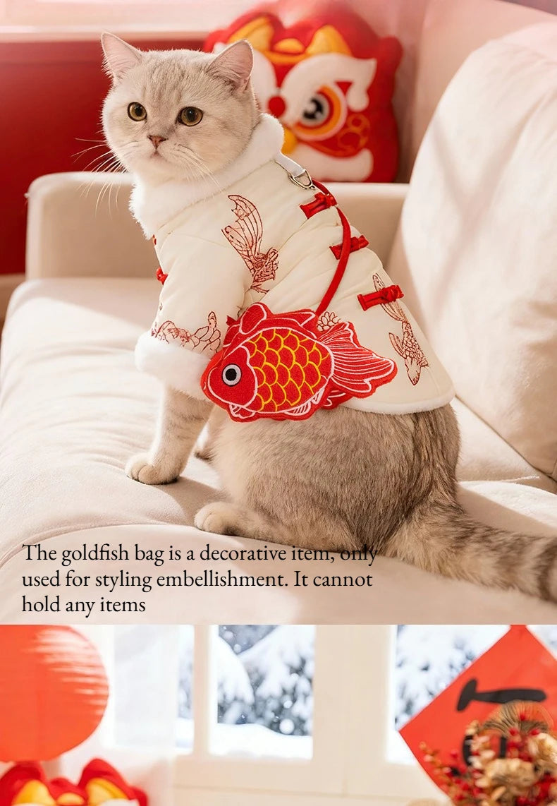 Robe Costume, Warm Cat / Small Dog Winter Pet Vest
