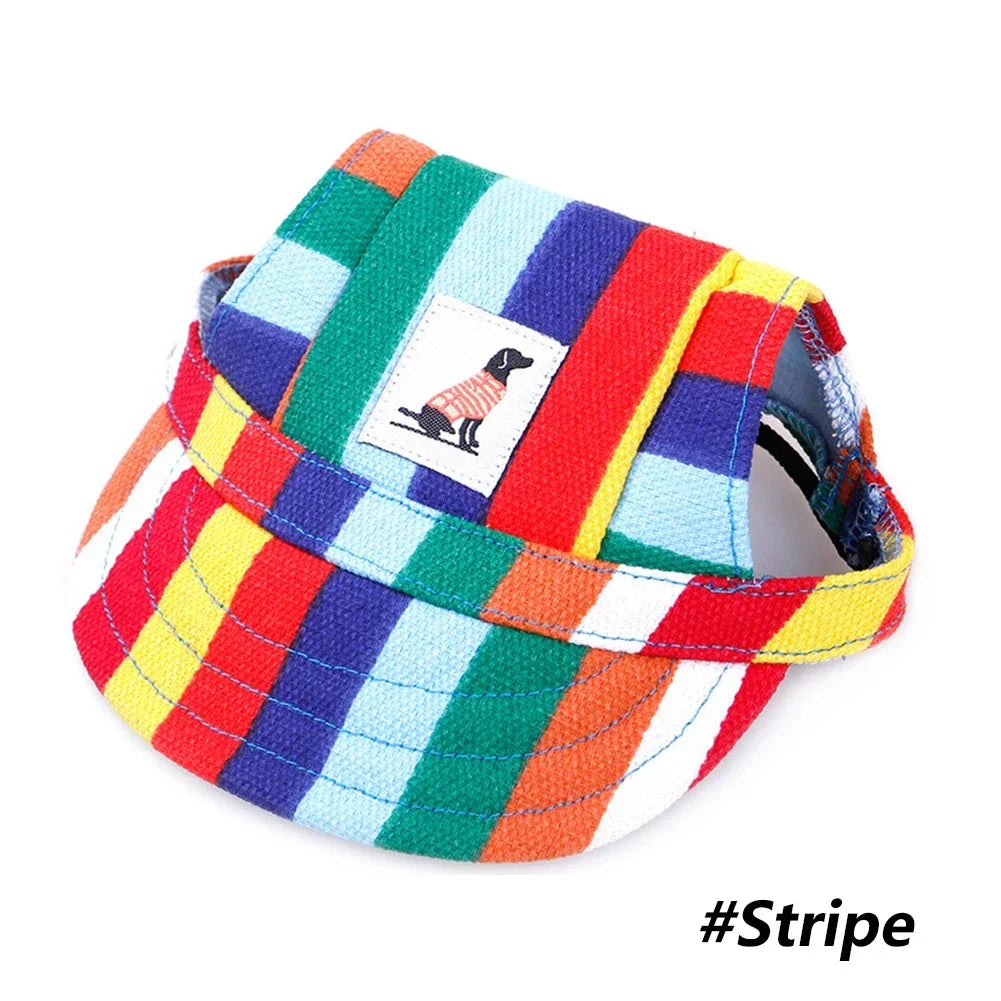 Fashionable Cute Pet Dog Cat Puppy Hat Baseball Visor Hat Puppy Grooming Dress Up Hat Peaked Cap Sunbonnet Outdoor Topee