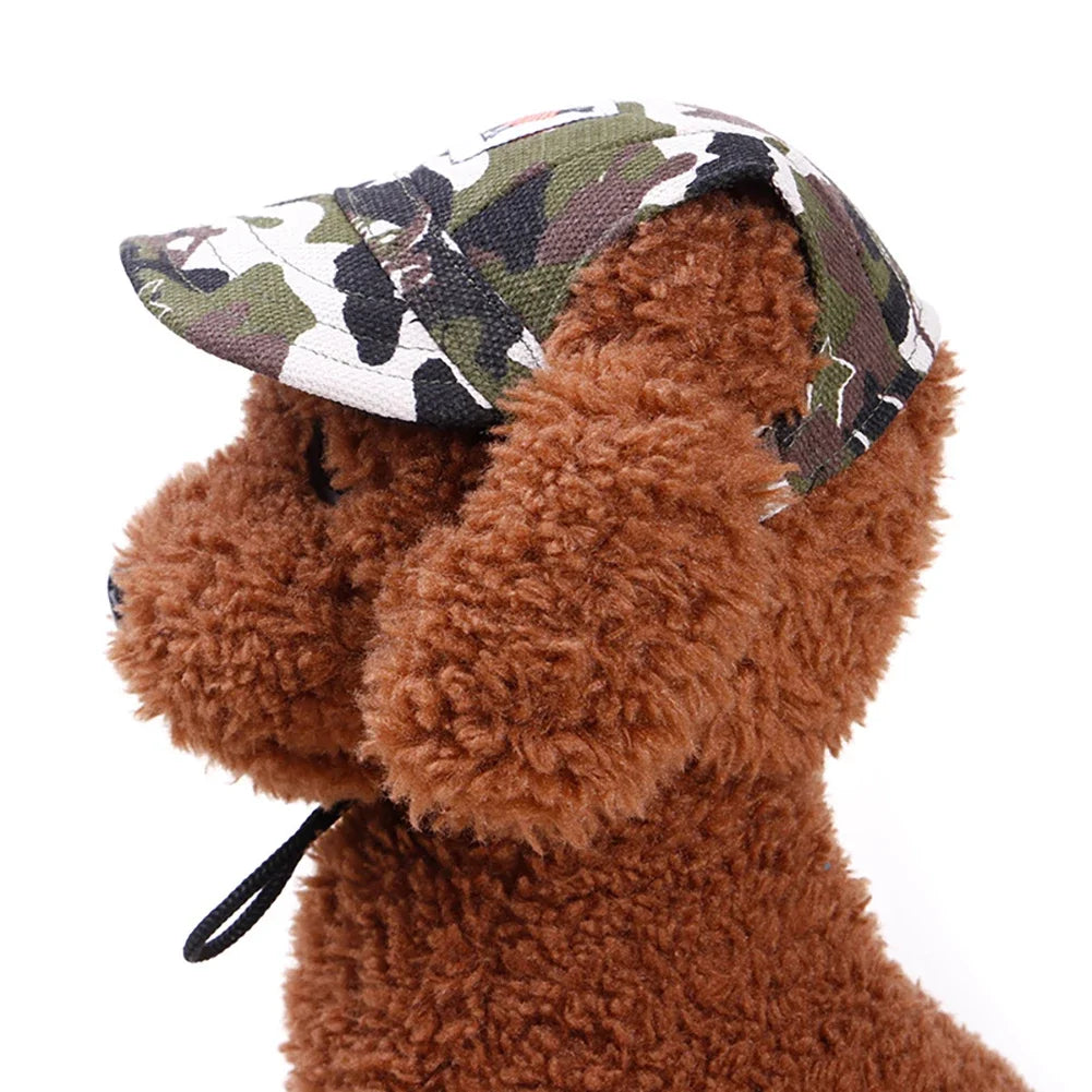 Fashionable Cute Pet Dog Cat Puppy Hat Baseball Visor Hat Puppy Grooming Dress Up Hat Peaked Cap Sunbonnet Outdoor Topee