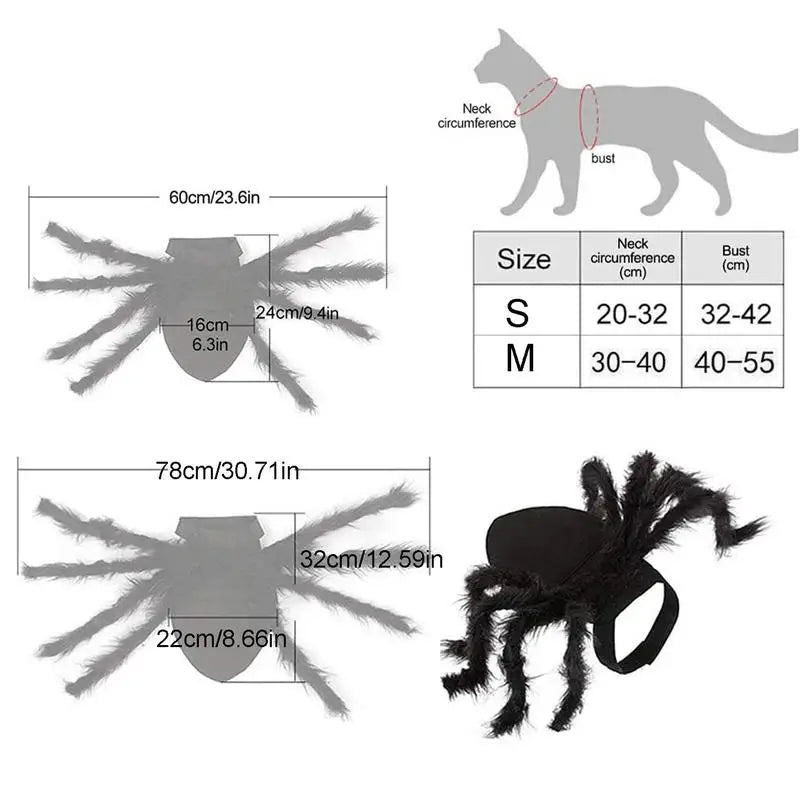 Spider Costume For Dogs & Cats