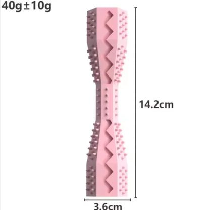 Dog Teething Toy, Teeth Cleaner & Chew Stick, Leak-Proof