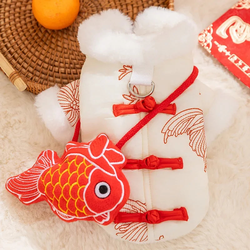 Robe Costume, Warm Cat / Small Dog Winter Pet Vest