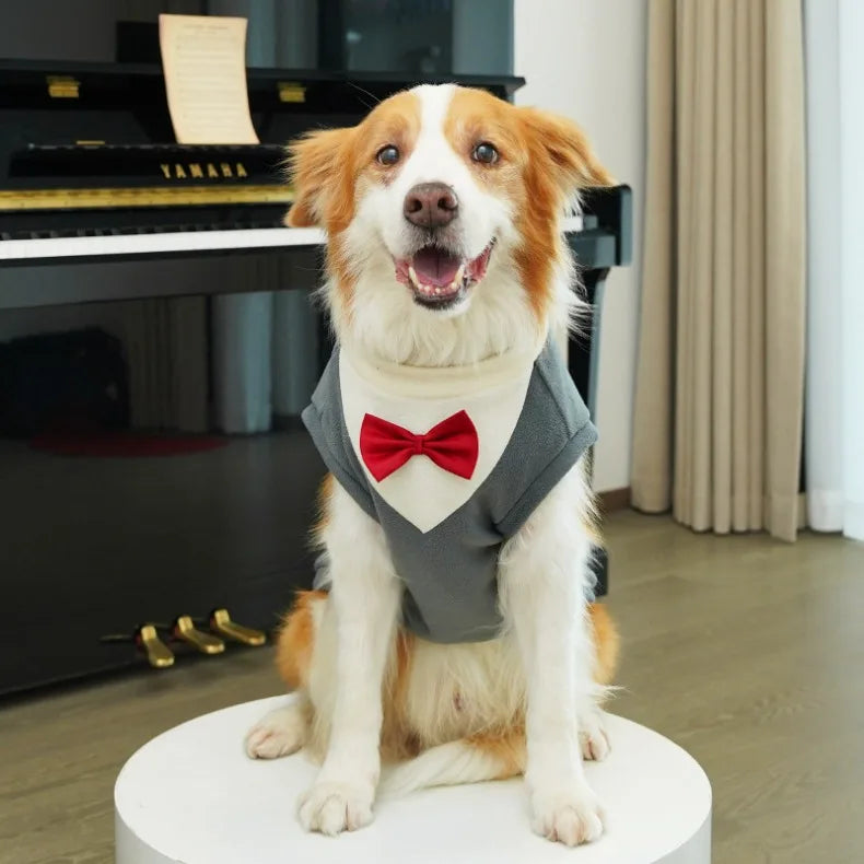 Clothes for Medium & Large Dogs, Tuxedo Vest