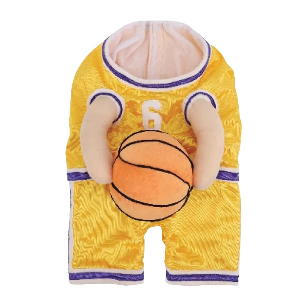 Dog Basketball Player Costume with Ball