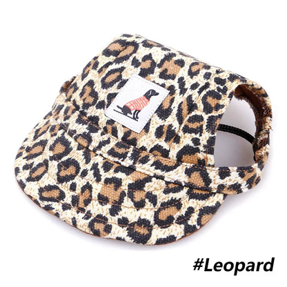 Fashionable Cute Pet Dog Cat Puppy Hat Baseball Visor Hat Puppy Grooming Dress Up Hat Peaked Cap Sunbonnet Outdoor Topee
