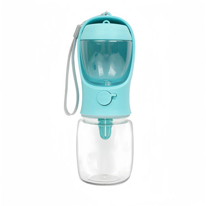 Portable Dog & Cat Water Bottle with Storage Food and Water Container for Travel