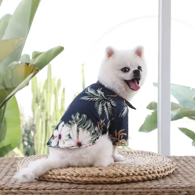Hawaiian Style Pet Shirt, Dog/Cat Shirts for Small - Medium