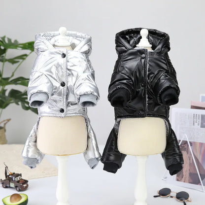 Winter Warm Pet Dog Jumpsuit Waterproof Dog Clothes for Small Dogs, Cats